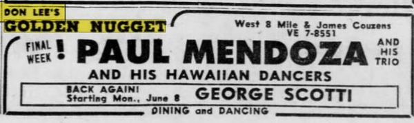 Don Lees Golden Nugget - Jun 1964 Ad (newer photo)